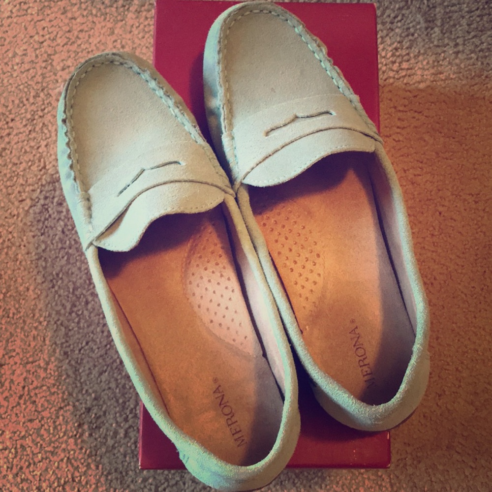 Merona Mint Mallory moccasins